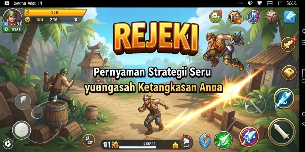 Tampilan menarik gameplay REJEKI dalam strategi yang mendebarkan.