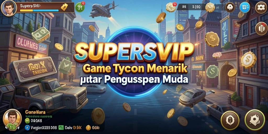Tampilan gameplay SUPERSVIP yang seru dan interaktif.